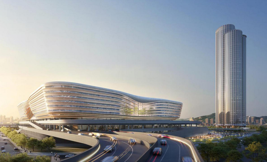 皇岗口岸效果图