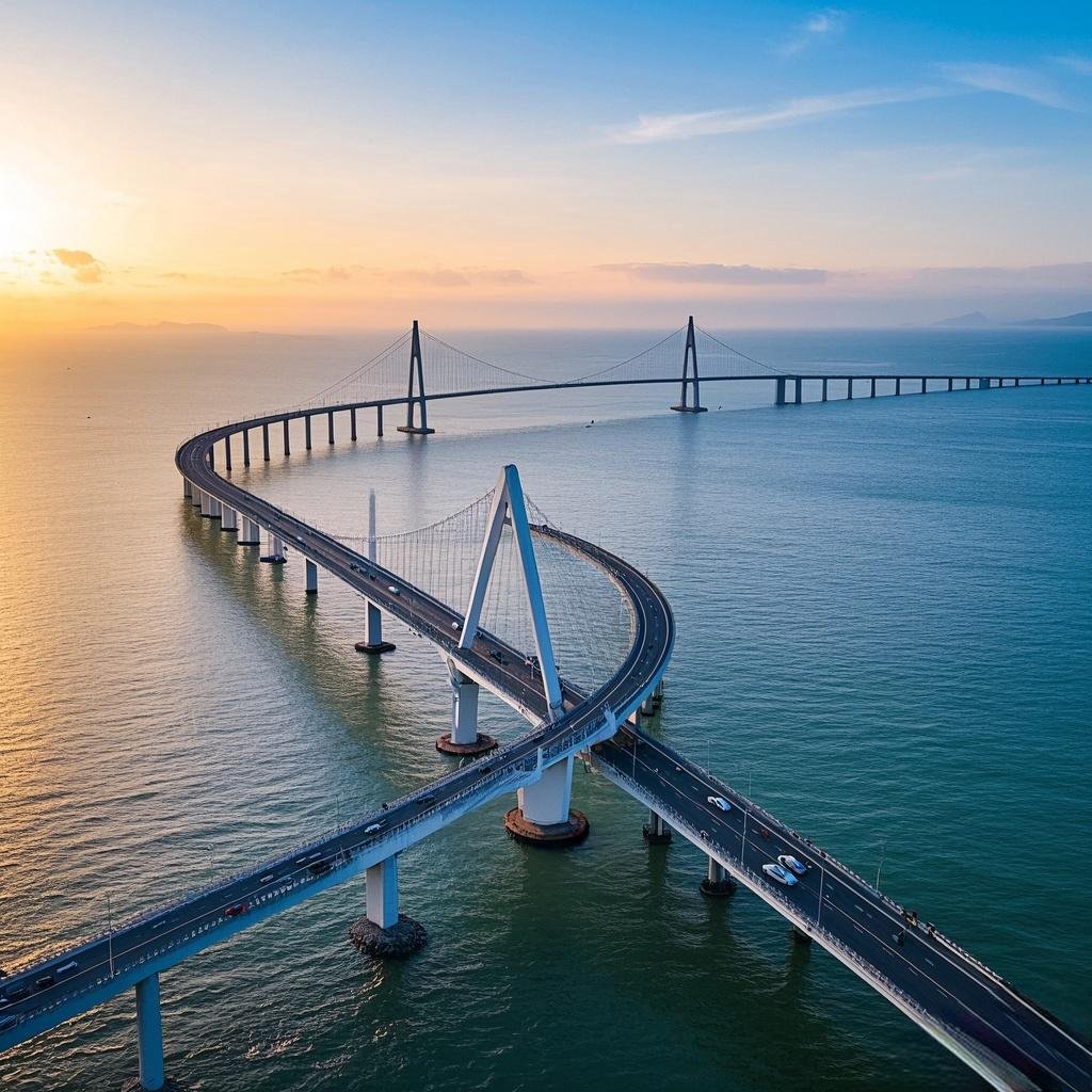 港珠澳大桥口岸粤港车辆行驶 港珠澳大桥口岸粤港车辆行驶
